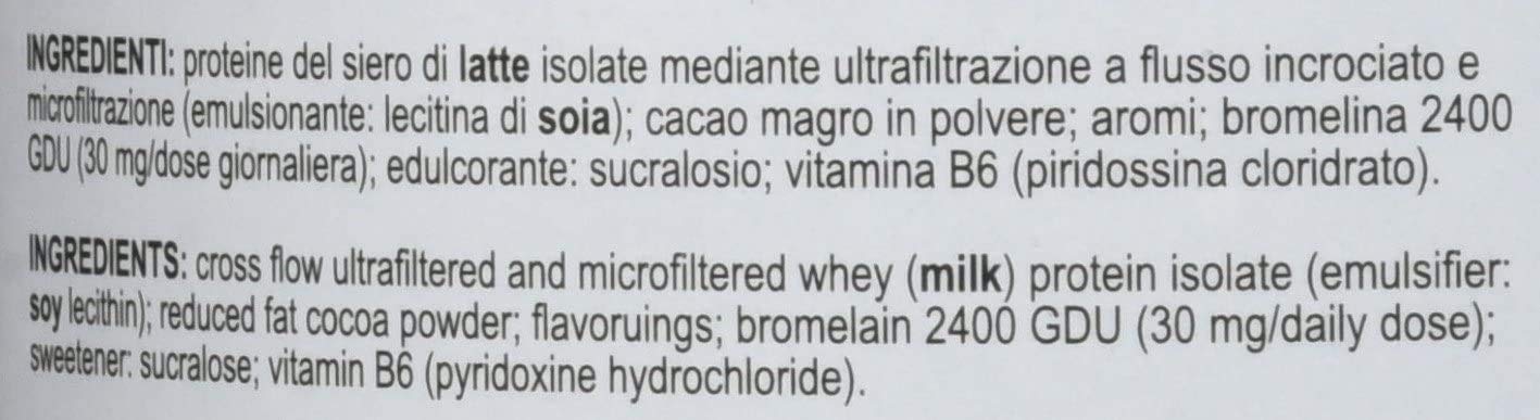 Iso-FUJI® proteine del siero di latte isolate ultrafiltrate - 2 kg gusto Cioccolato + Shaker