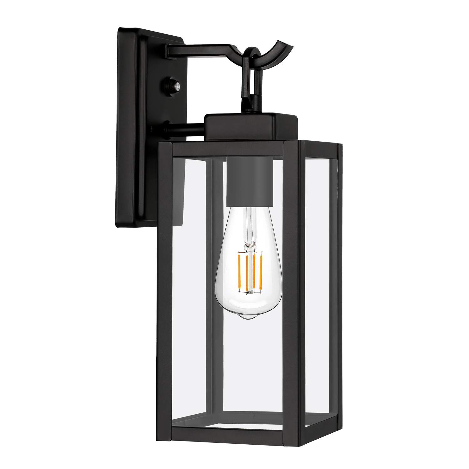 Buy hykolity Outdoor Wall Lantern, Exterior Wall Sconce Fixture, Wall