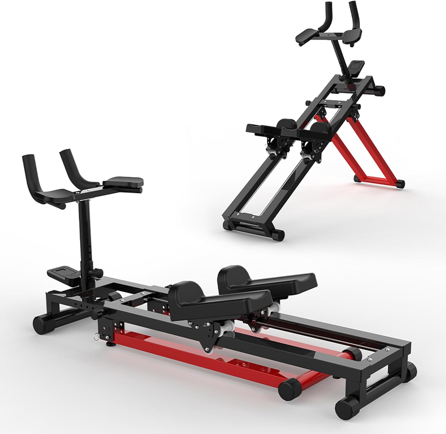 3-in-1 Spine Twist Stretcher & Stair Stepper & Waist Trainer, Adjustable Back Stretcher Machine for Lower Back Exercise, Core Activation & Full-Body Workout