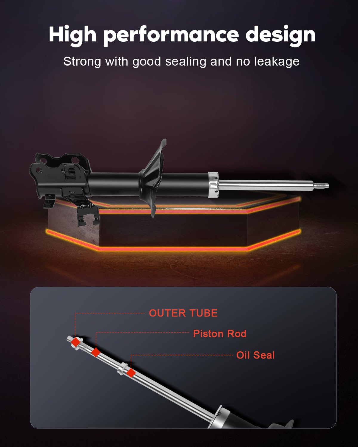 Amazon.com: Shocks Front Rear,cciyu Shock Absorbers for 1995 1996