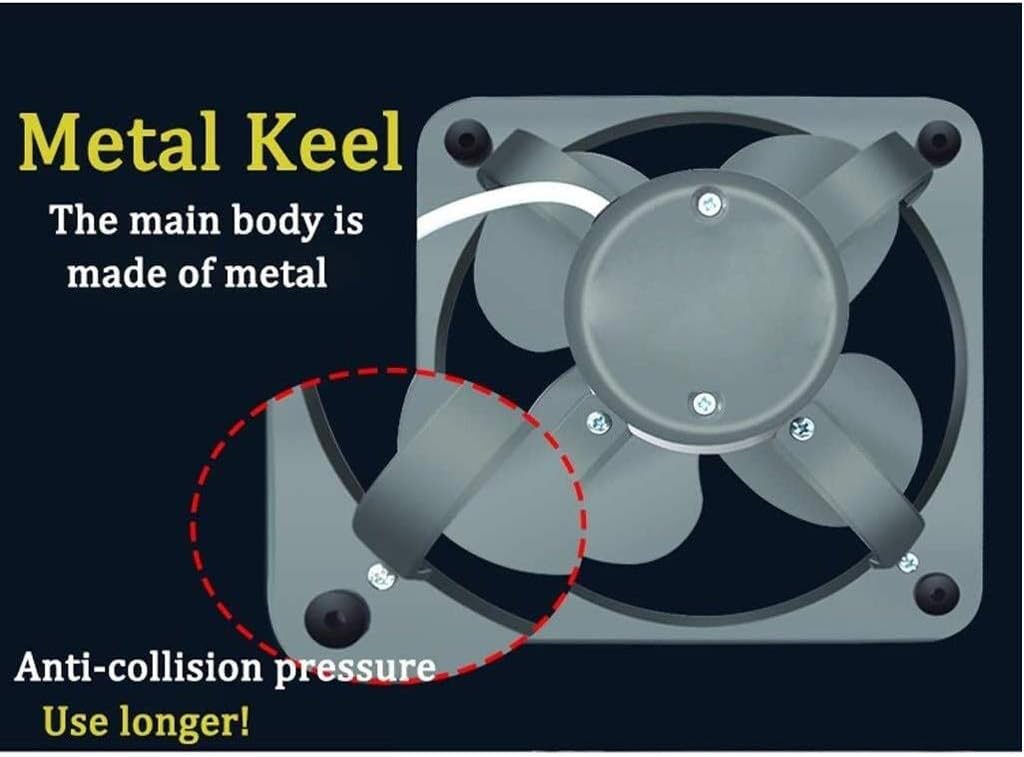 Exhaust Fan,12 or Shutter Mounted,Vent Fan for Home Attic, Kitchen Range Hood