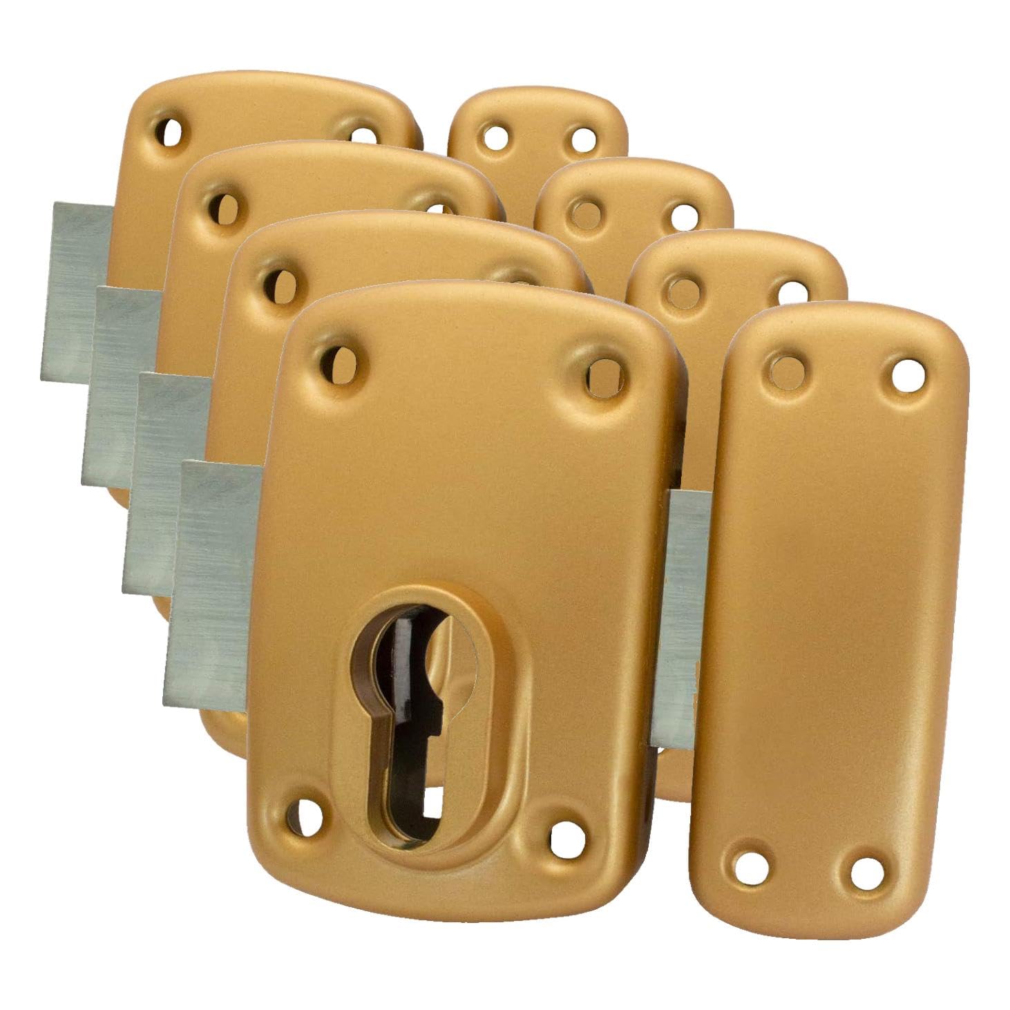 Serrure de sécurité IFAM X5 anti-intrusion en acier marron 110 mm pour sécuriser 4 accès