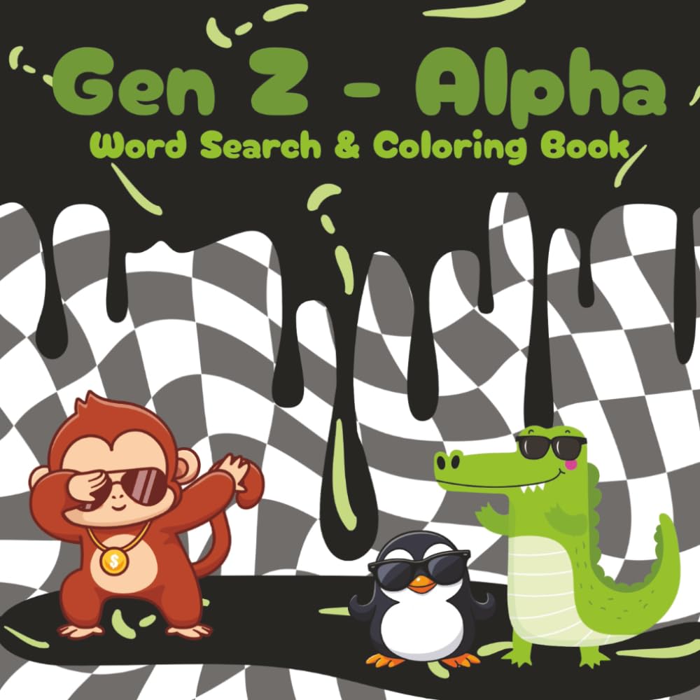 Gen Z- Alpha The Lit List: Word Search ages 6-17