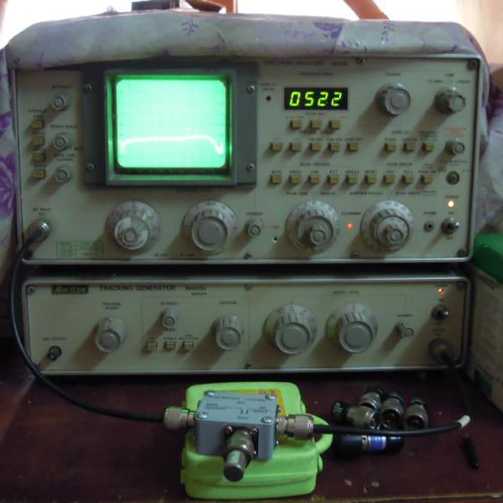 Puente SWR de 1 MHz-1000 MHz, puente de reflexión RF, puente direccional de estacionaria, adecuado para mediciones de red RF de antena (A)