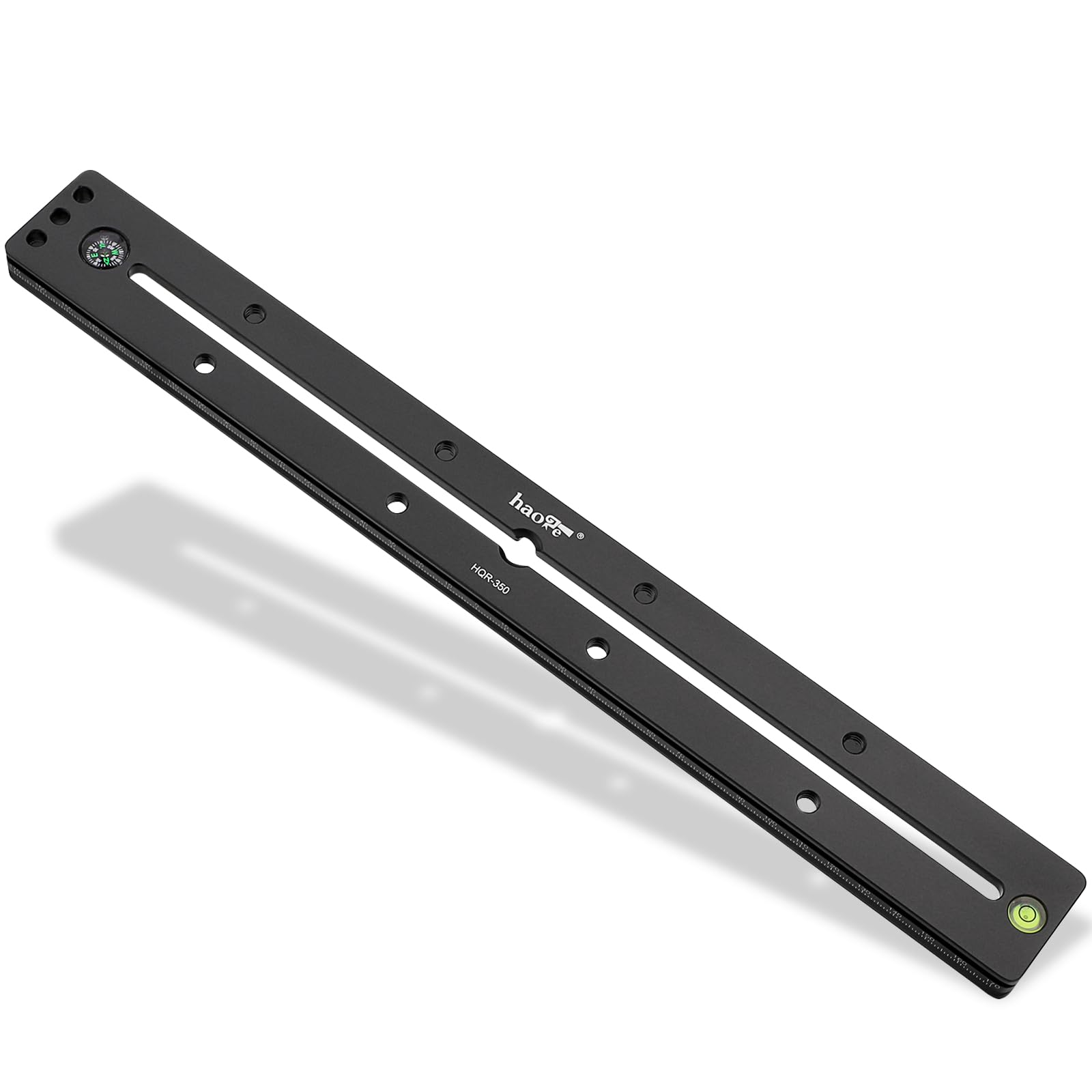 Haoge Hqr-350 350 mm Wielofunkcyjny podwójny jaskółczy ogon długi szybkie zwolnienie przedłużacz szyny przesuwnej płyta do aparatu statywu kulkowego zacisk dla Benro Arca Swiss Sunwayfoto