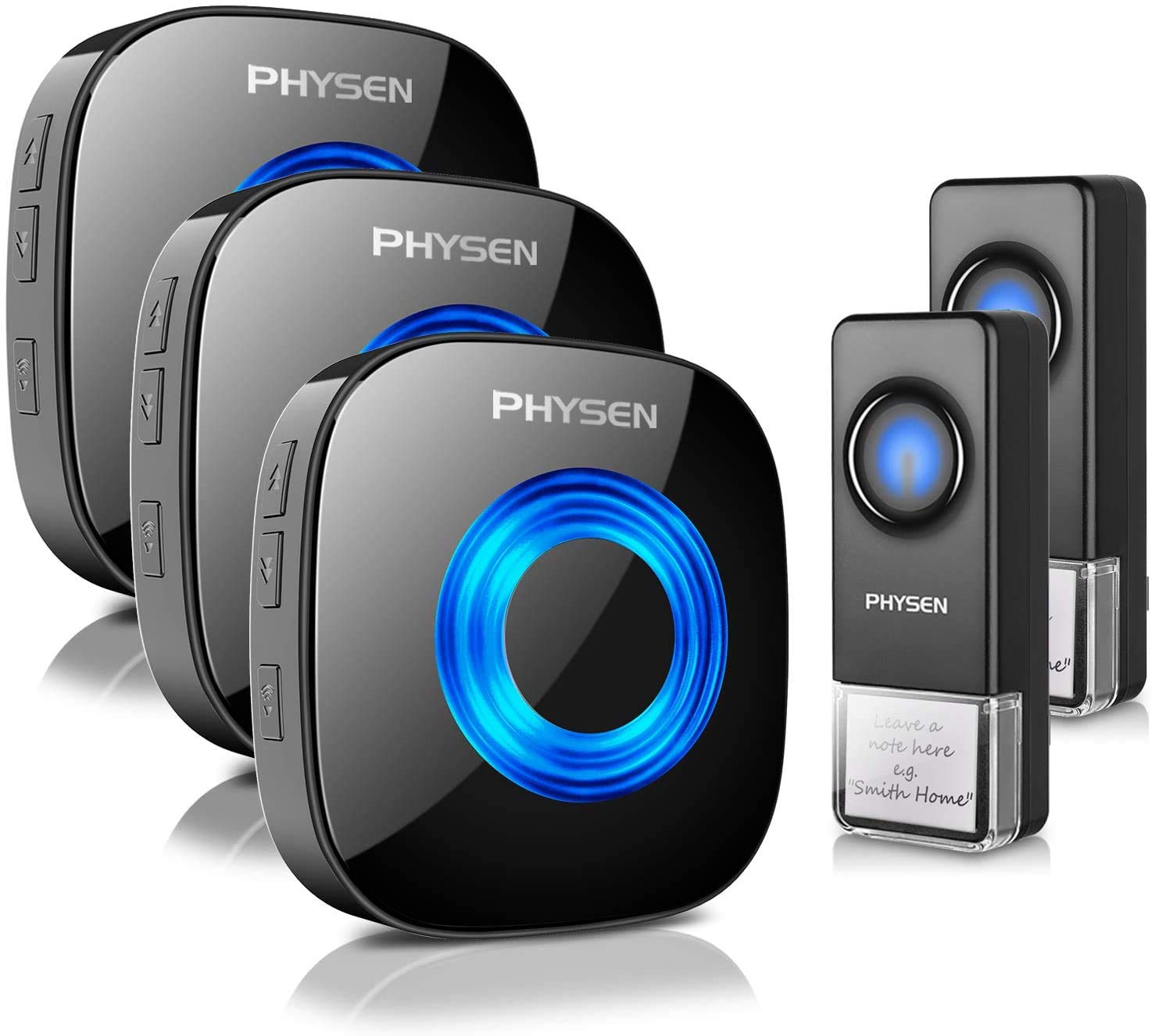 Buy Wireless Doorbell, PHYSEN 1000ft Long Range Door Bells, IP55