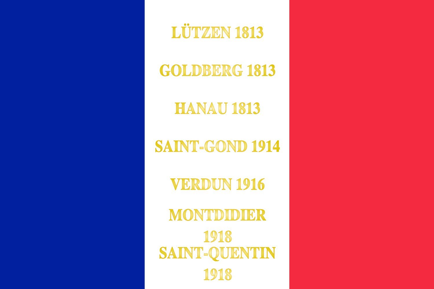 Drapeau Large 135e régiment d infanterie de ligne | drapeau