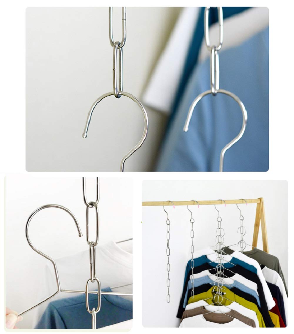 Amazon.co.jp: OKUSU-JP 衣類収納ハンガー 6本入 省スペース 便利