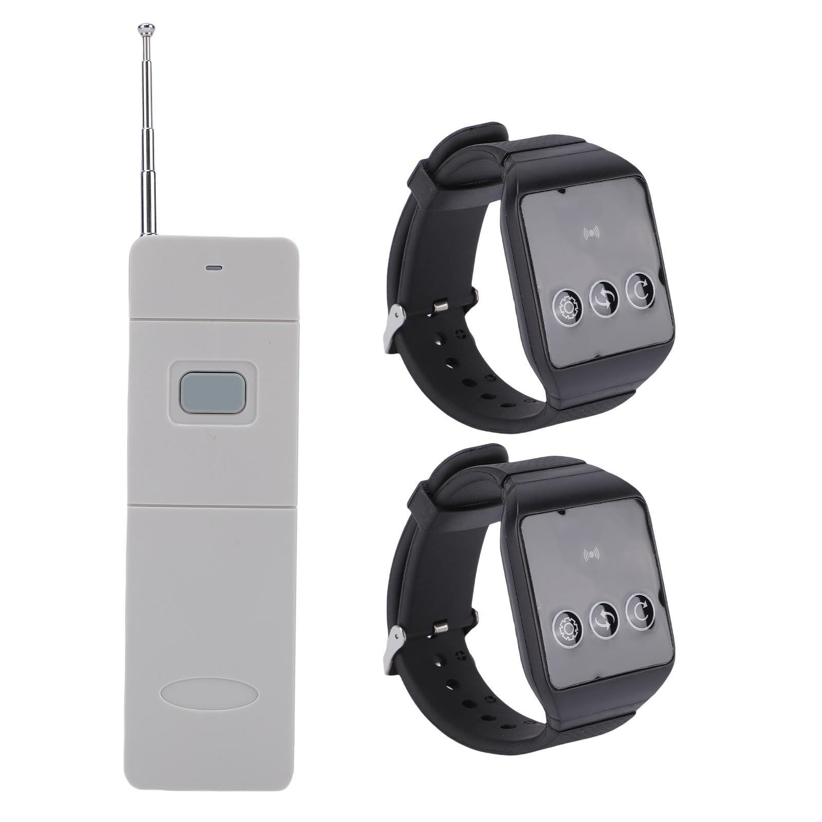Jectse Drahtloses Rufsystem, Sicheres Drahtloses Pager-Schwesternrufsystem für Pflegekräfte, IPX4 Wasserdicht, für Restaurant, Kirche, Imbisswagen, Café