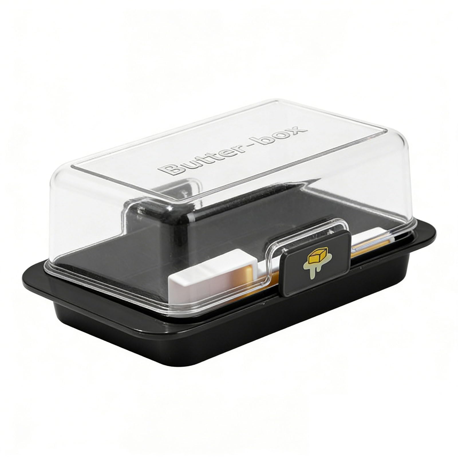 Qusinfc Multifunctional Butter with Lid Cheese Slicer Container Dishwasher Safe Food Preservation Tight Butter Supervisor