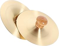 Vista 1 de 2 platillos de dedo instrumento de percusión platillos de dedo de metal platillos de dedo de plata para jugar