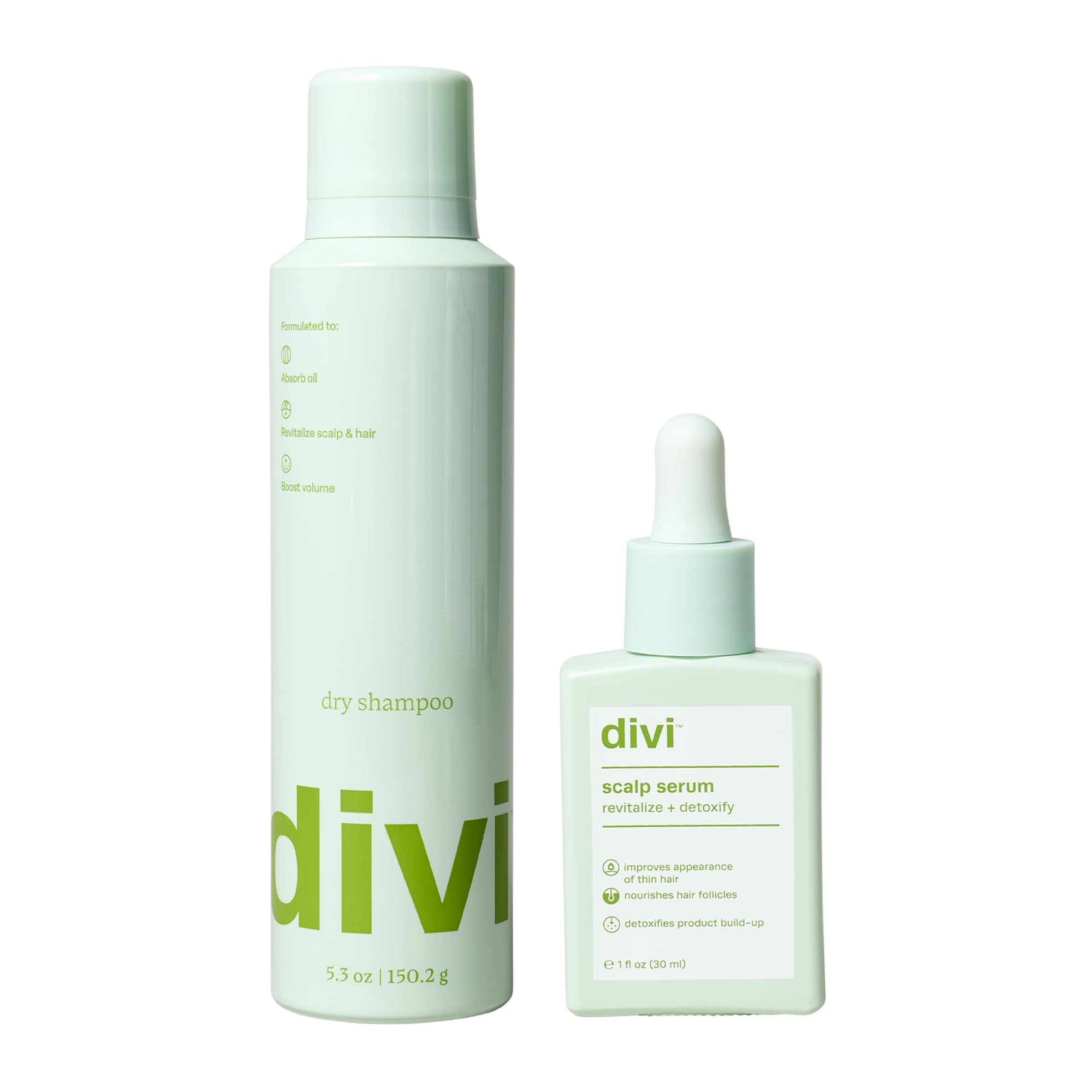 Divi Best Sellers Bundle | Scalp Serum 30ml & Dry Shampoo 5.3 oz
