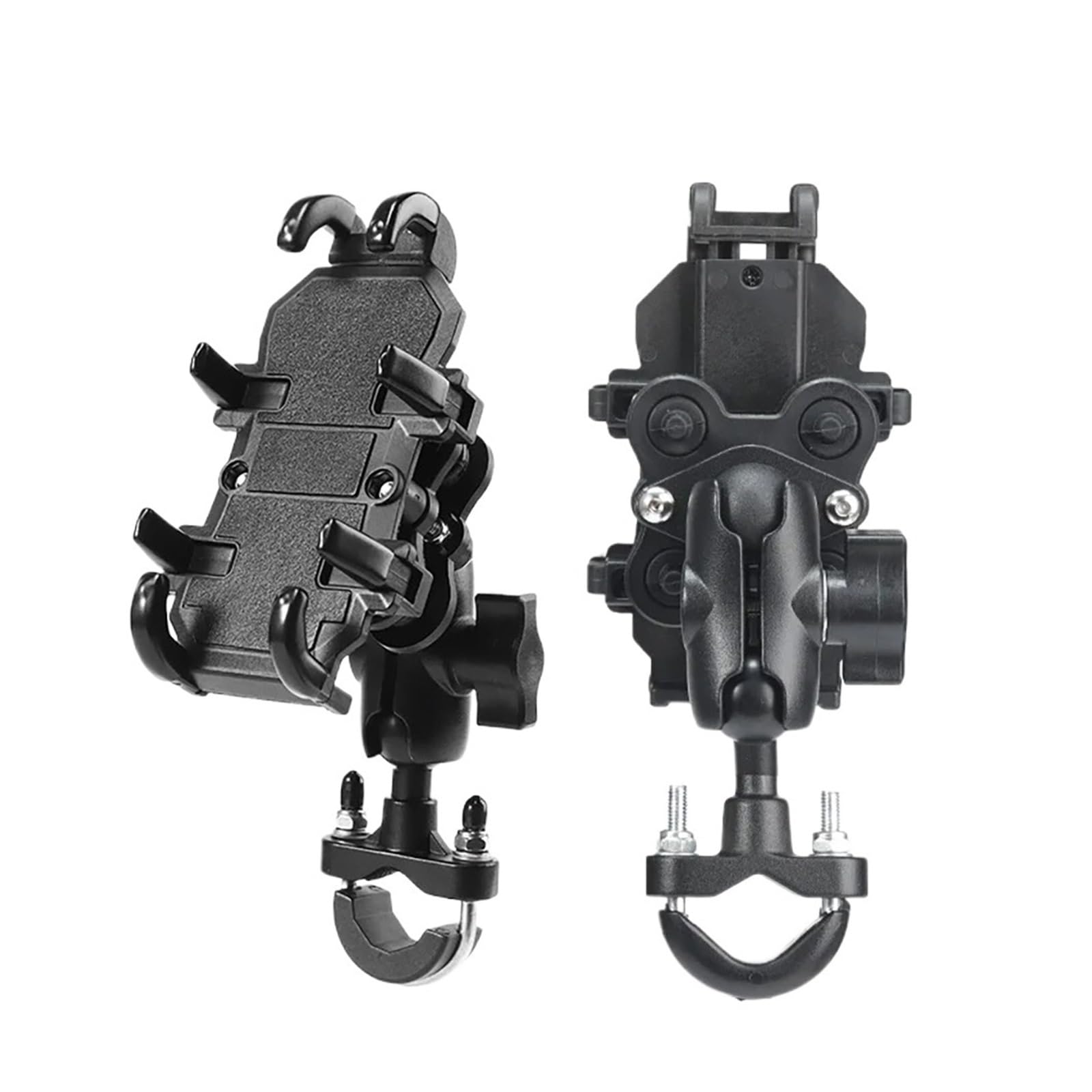 Support De Guidon De Téléphone for Moto, Support GPS Antichoc, Pince Universelle Anti-Vibration for Smartphone, Scooter