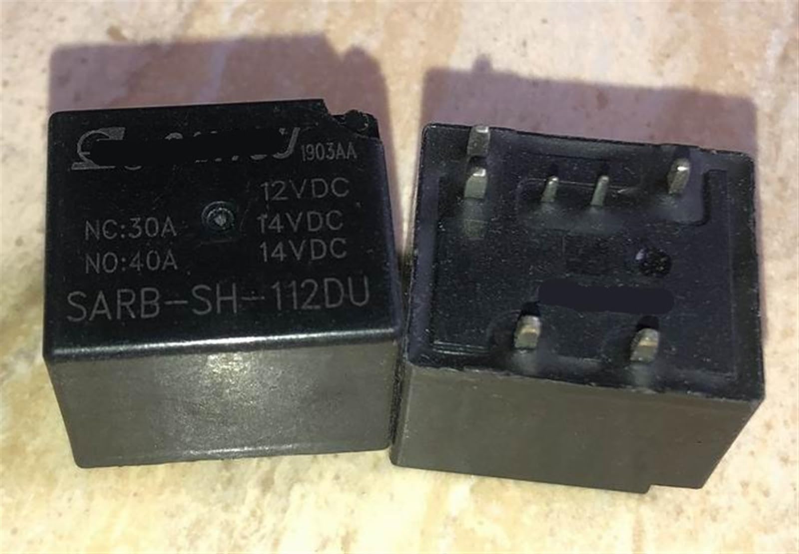 Relais 40A SARB-S-124DU commutation haute performance 24V - 4