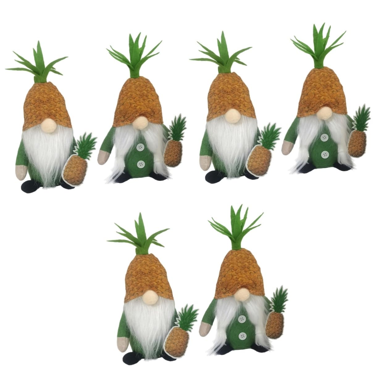 Gnomes hawaïens en peluche, idée cadeau originale pour décoration de bureau créative