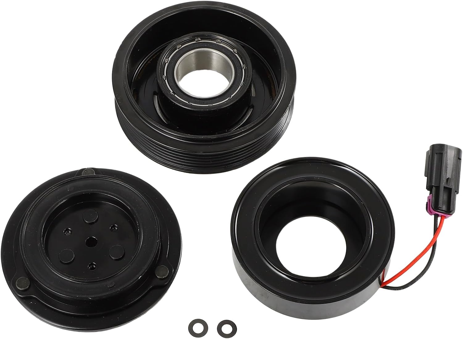 ECCPP A/C Compressor Clutch 2010-2012 Fit for Ford Fusion 3.5L 2007-2012 Fit for Lincoln MKZ 3.5L Fast Cooling AC Clutch