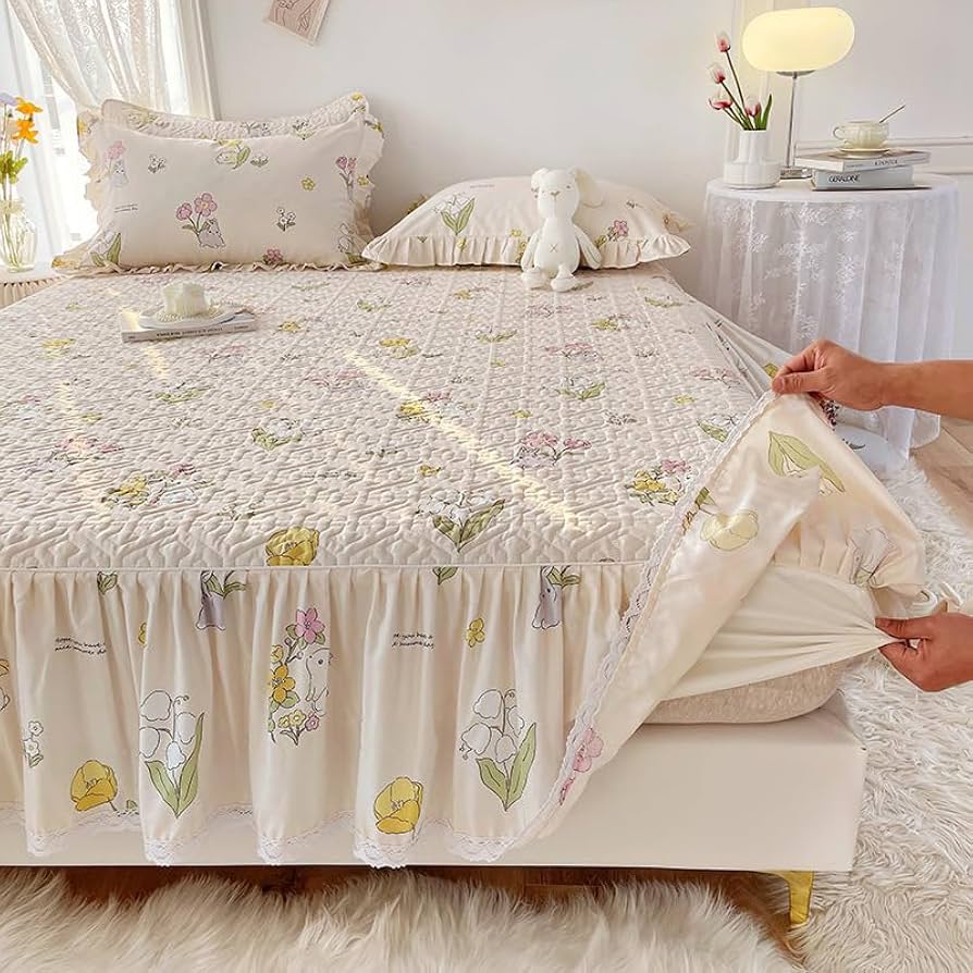 花柄ベッドスカート 200cm x 150cm 81ZXVNWP92L._UF350,350_QL50_.jpg