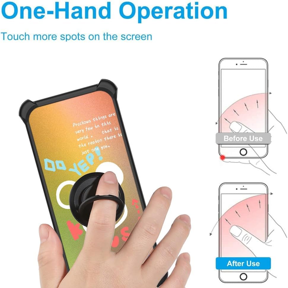 Magnetic car mount compatibility of the ring holder