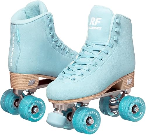 Miniatura 3 de Rollerface Hipskates Deluxe, Patines de ruedas para mujer, patines premium, gamuza suave vegana