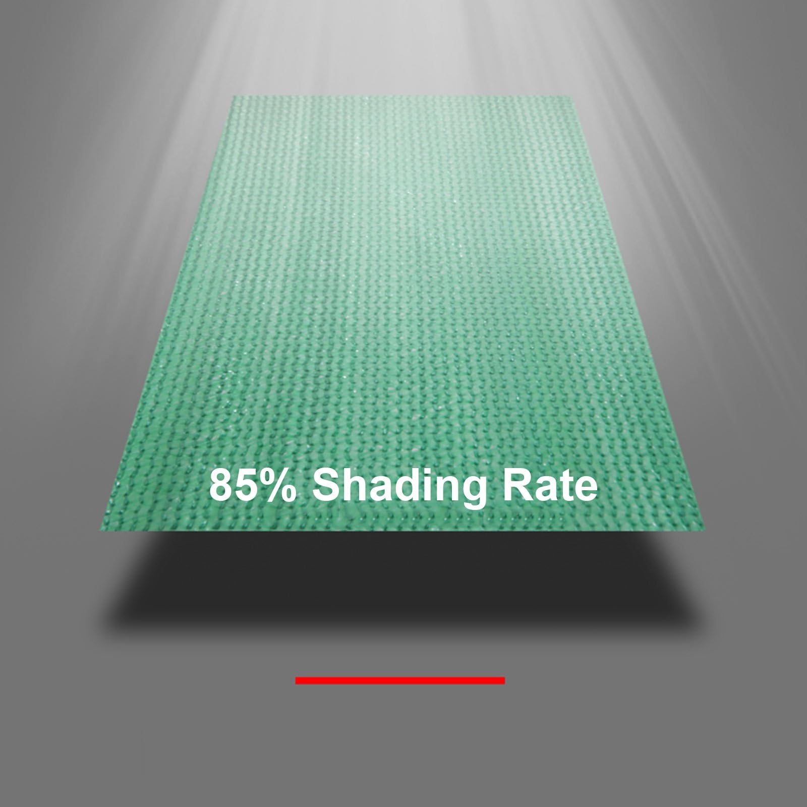 85% żagiel przeciwsłoneczny blokujący promieniowanie UV, do ogrodu, patio i werandy, trwały, z siatki z przelotkami, 2 x 15 m, do hodowli roślin i psów