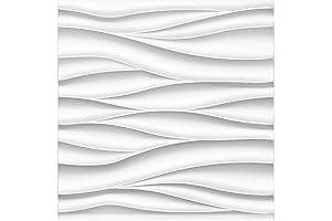 STICKGOO Wave Wall Panels for Interior Wall Decor: Transform Your Living Room with 3D Accents