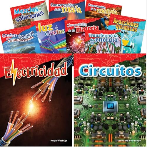 Teacher Created Materials 29610 Let'S Explore Physical Science Grades 4-5 Spanish, 10-Book Set cover