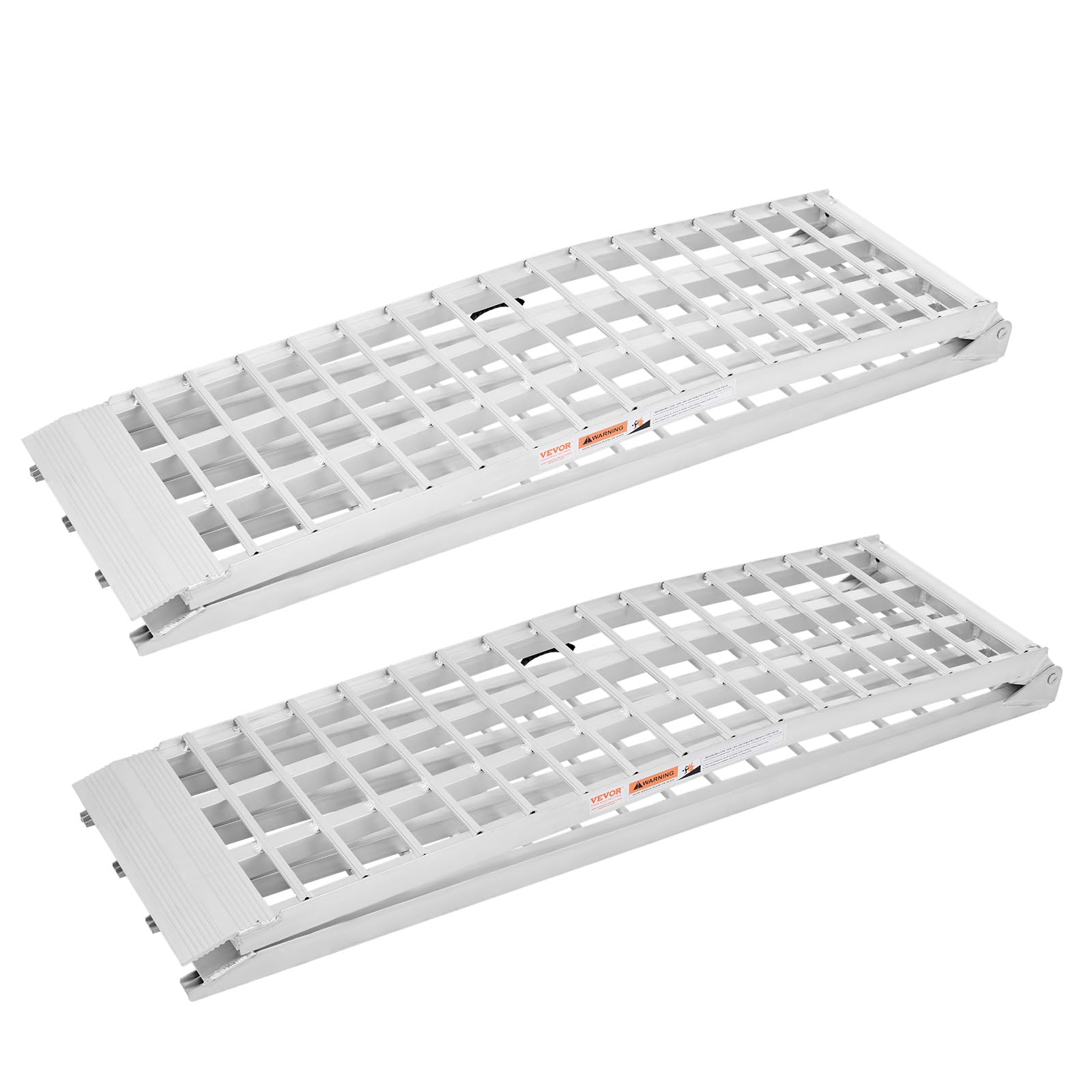 VEVOR Aluminiowa rampa najazdowa 907 kg, 2 sztuki, stabilna uniwersalna rampa najazdowa, z uchwytami, szersza powierzchnia rampy, nadaje się do ATV, UTV, motocykli, rowerów elektrycznych