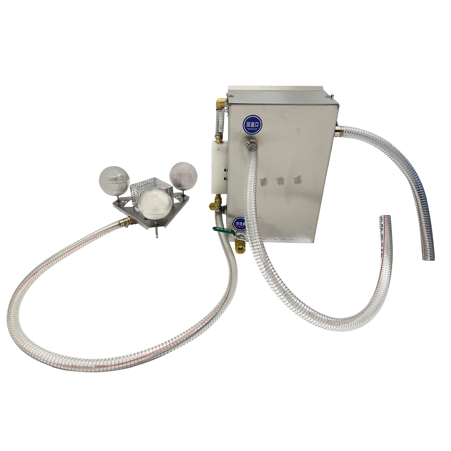Cutting Fluid Oil Water Separator for Industrial Machine Tool 0-13.2gal/H Oil Recovery Capacity 10L Water Tank Capacity 110V 25W