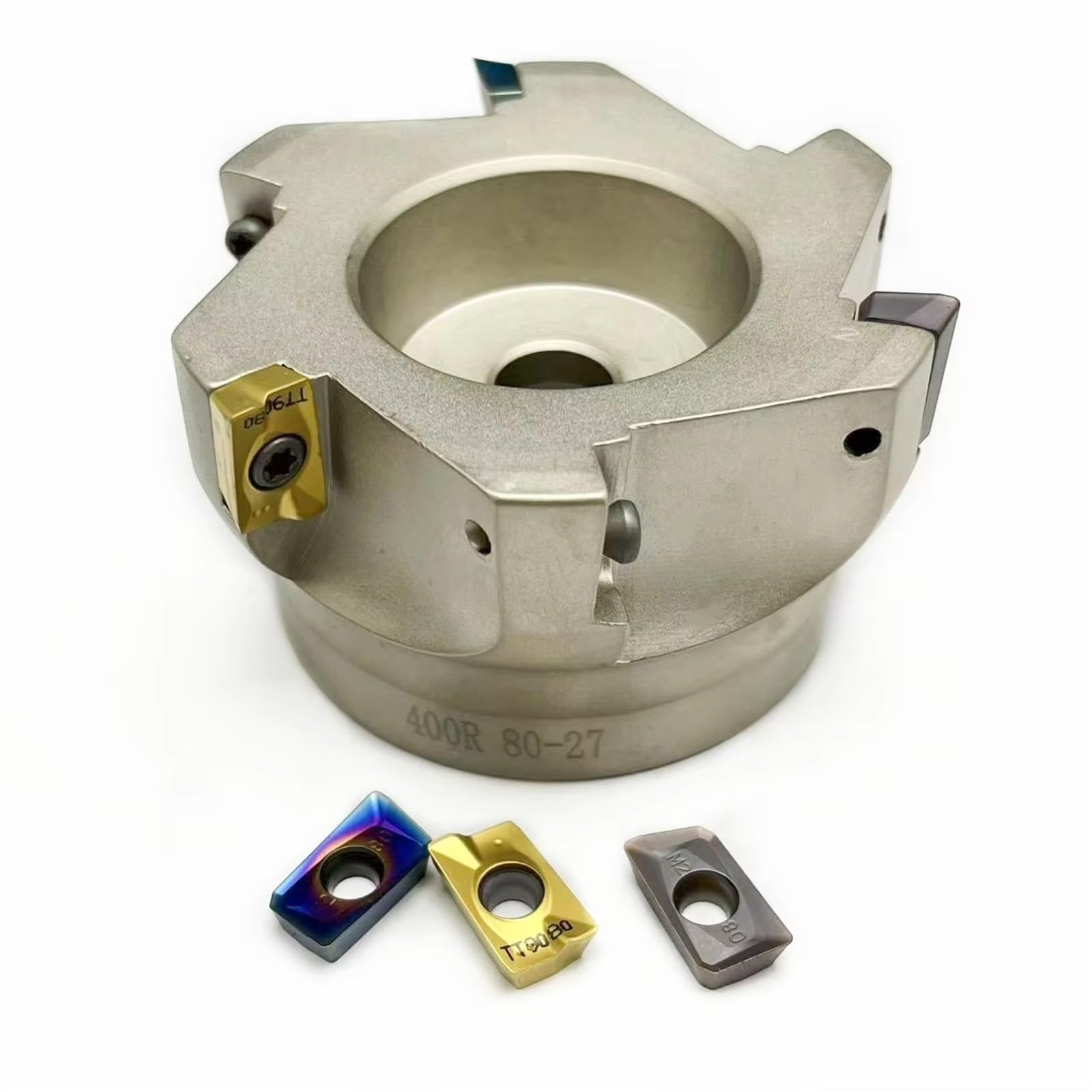 Máquinas herramientas BAP400R 40-22-3T BAP 400R 50-22-4T cortador plano de fresa frontal flauta 10 Uds APMT1604PDER insertos carburo Herramienta de Torno(1PC BAP400R 63-22-4T)