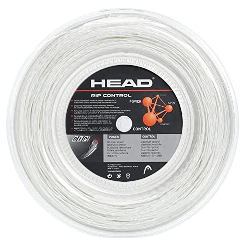 HEAD Rip Control' Rakieta czysta lina dla dorosłych, biała, 16
