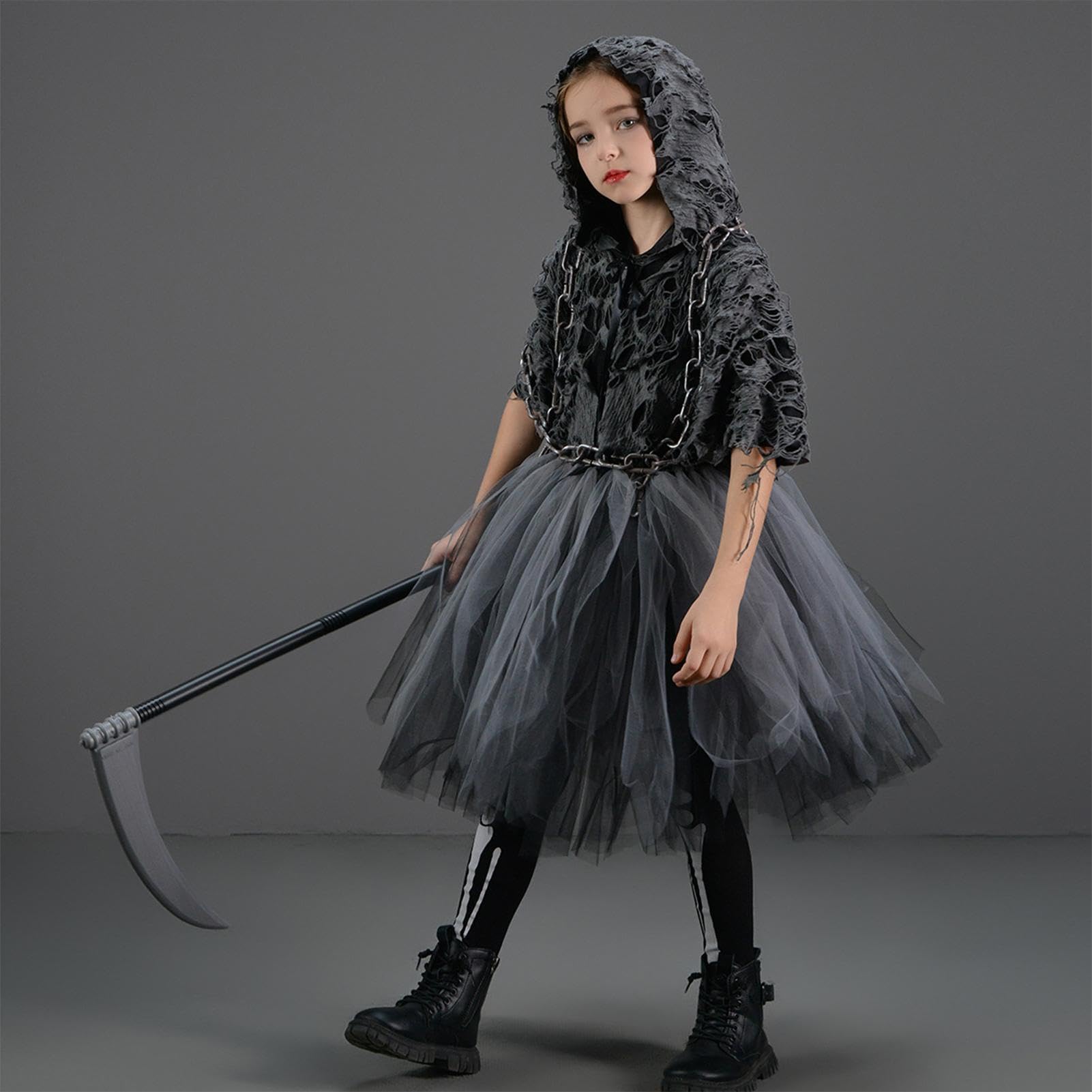 Generisch Spaventoso costume da tramonto da ragazza per Halloween e giochi