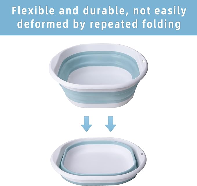 Baño de pies portátil plegable para piscina miniatura 5