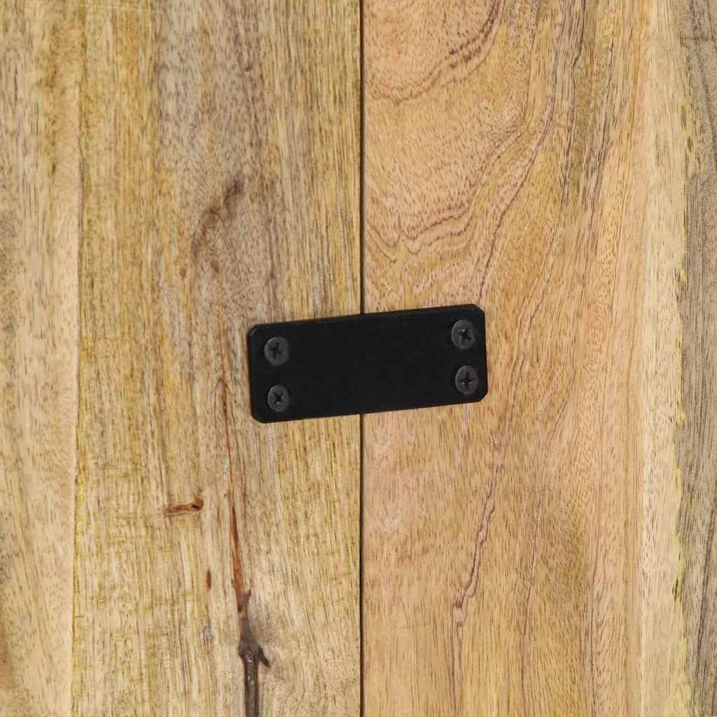 vidaXL Cabecero de Cama 140 cm Madera Maciza de Mango Rugoso
