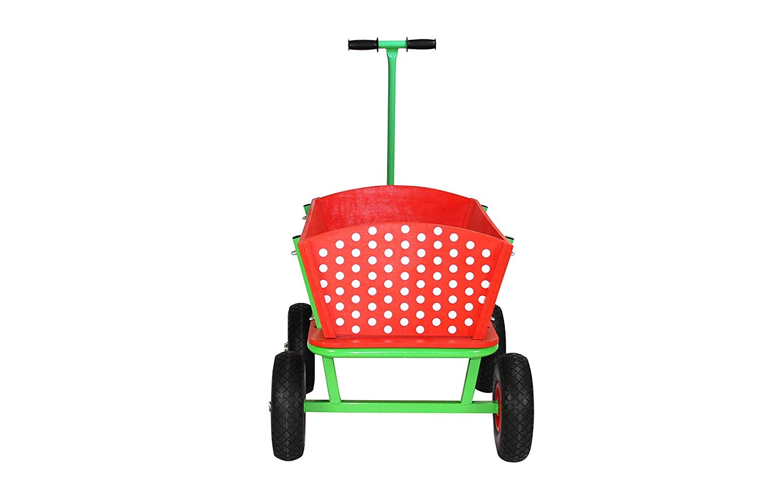 Beachtrekker Style Chariot en Bois (Rouge)