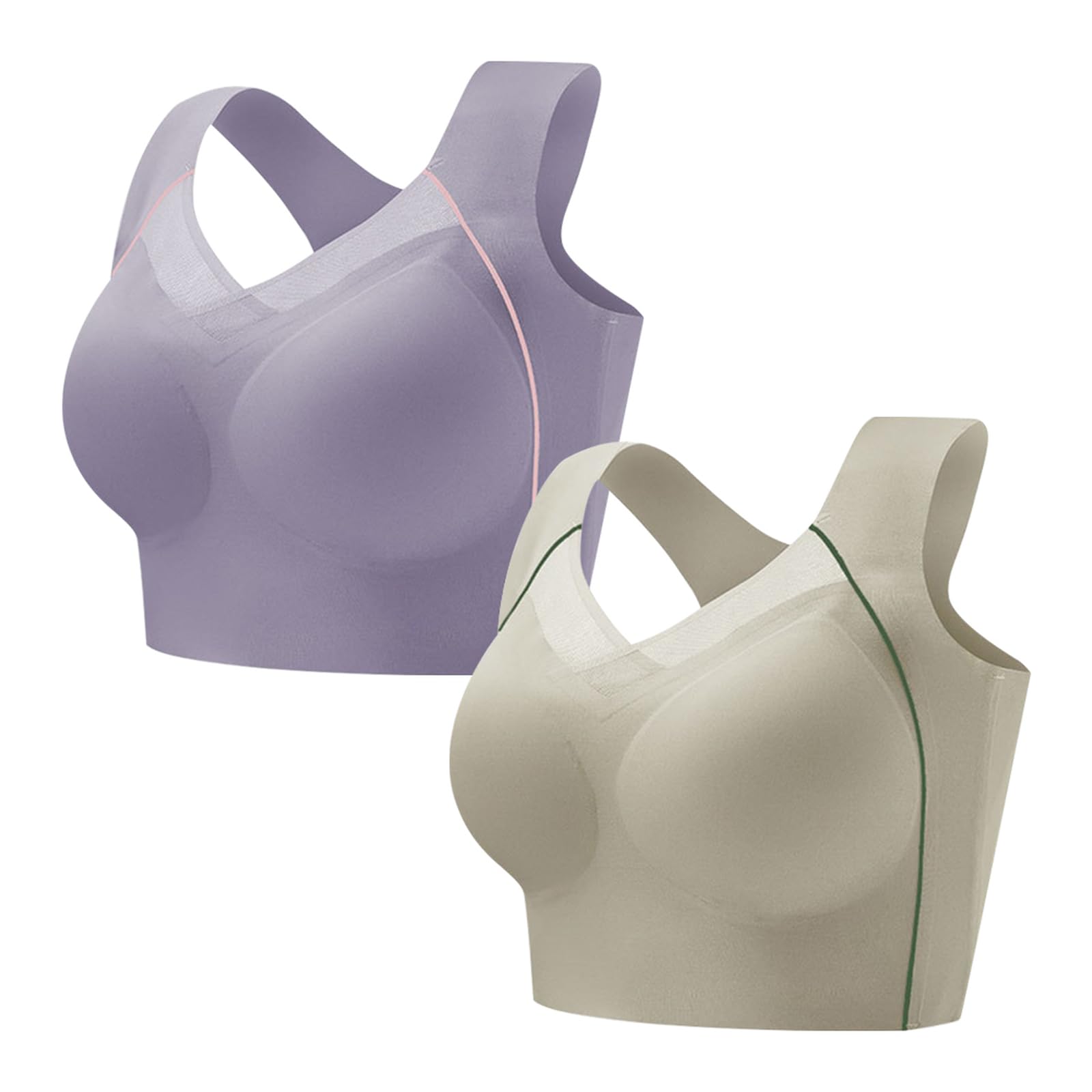 Sport BH Damen ohne bügel gepolstert BH Bustier Baumwolle Damen