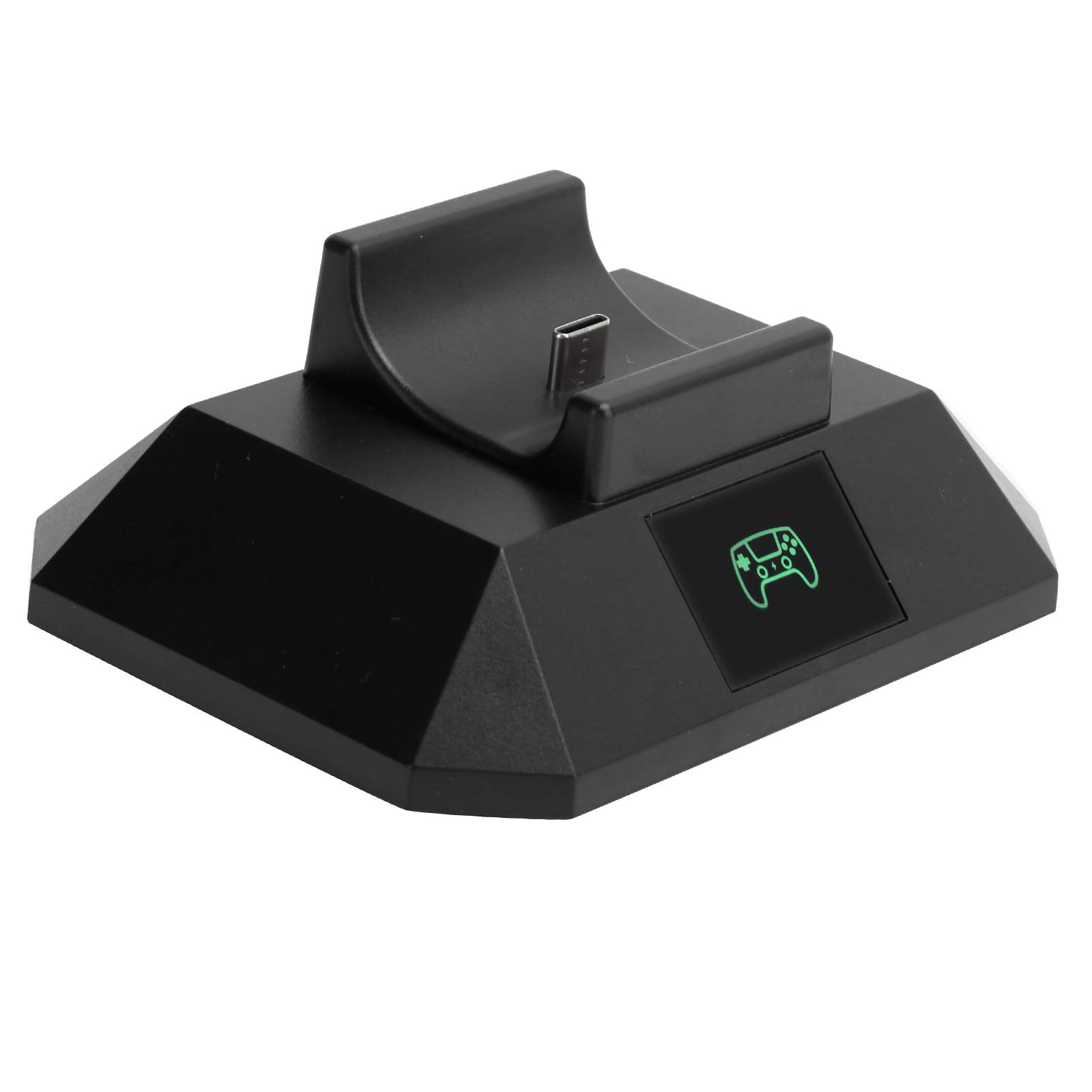 Station D'accueil de Chargeur de Contrôleur, Station D'accueil de Chargeur Unique avec écran, pour Manette de Jeu PS5, Station de Charge de Contrôleur pour Console de Jeu PS5, Support de Charge de Con