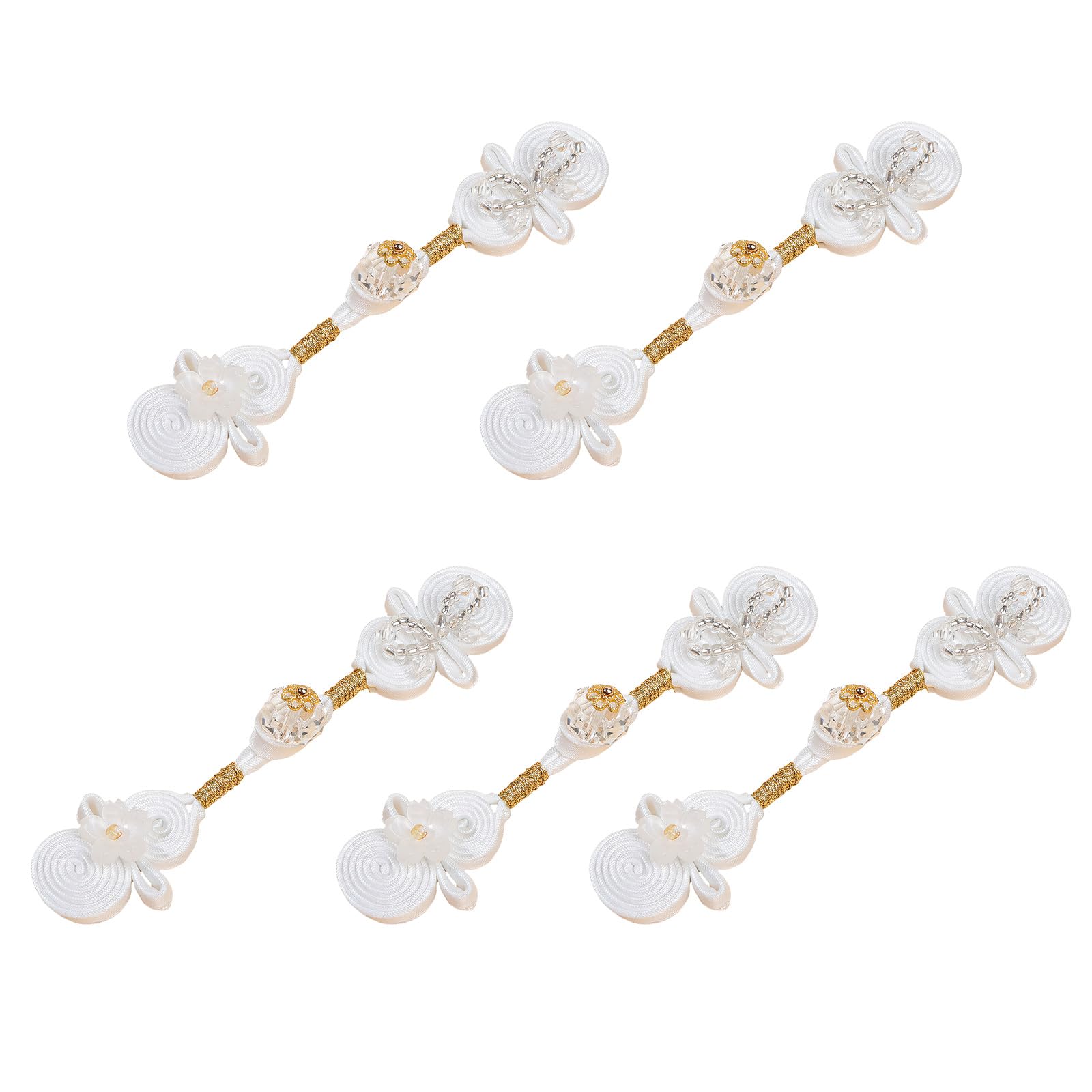 TFAOYS Decorative Satins Knot Buttons for Chinese Clothing and Sewing Projects Traditional Costume Embellishments