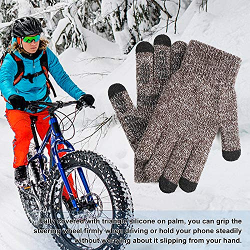 Zwbfu de inverno para homens e mulheres Tela sensível ao toque antiderrapante gel de silicone mangui