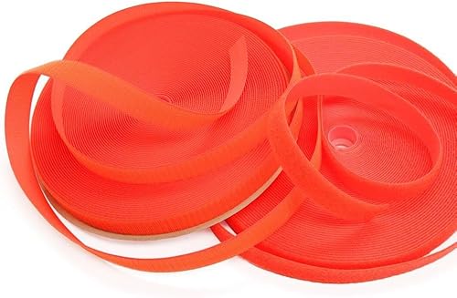 Miniatura 4 de Rollos de cinta de fijación con gancho y bucle para coser de 58 pulgadas de ancho, color verde césped Astro (neón)