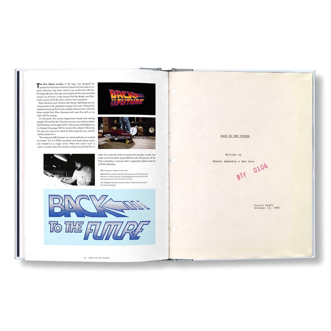 Back to the Future Script Book