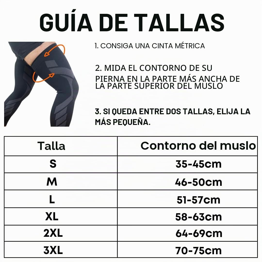Flytex – Mangas de Compresión Rodilla - Alivio del Dolor y de Lesiones de Rodilla - Artrosis, Desgarro de Menisco, Ligamento Cruzado, Síndrome de la banda Iliotibial -