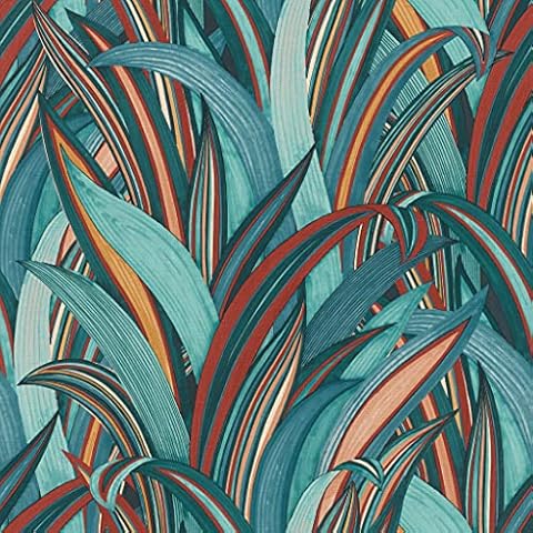 Papel pintado Rasch Amazing 541250 con diseño de hojas Cover