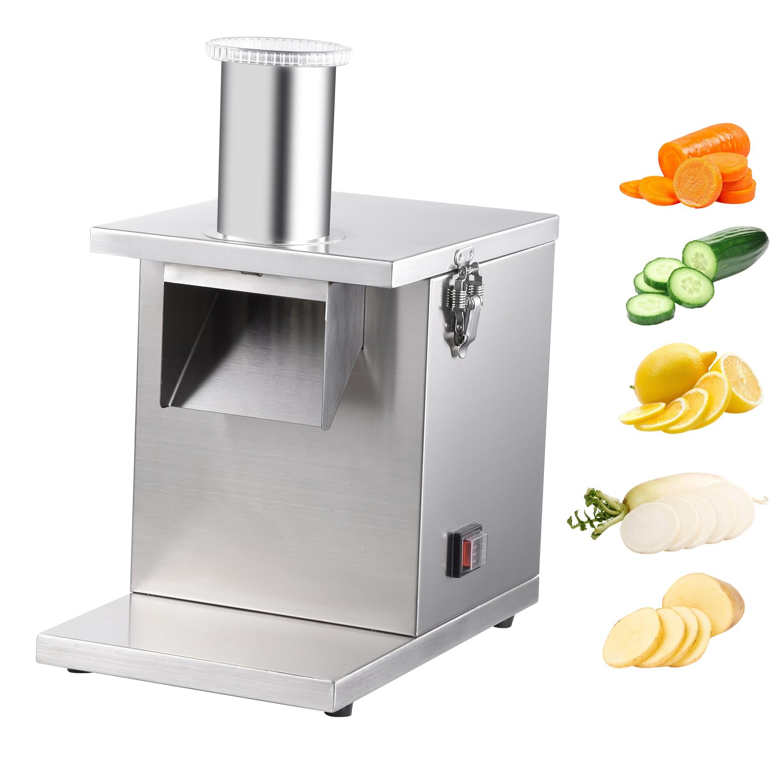 Electric Vegetable Dicer,Commercial Chopper Food Processor | Stainless Steel Automatic Food Chopper Machine for Onions, Carrots, Cucumbers