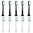 Replacement Toothbrush Heads Compatible with AquaSonic Black Series Electric Toothbrush 10 Pack Everystep,Not for AquaSonic Duo Series