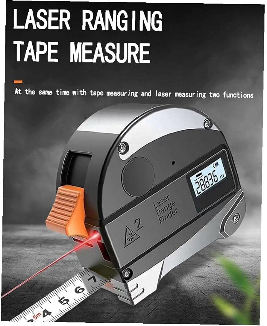 Mètre ruban numérique 40 m 5 m avec écran LCD 2 en 1