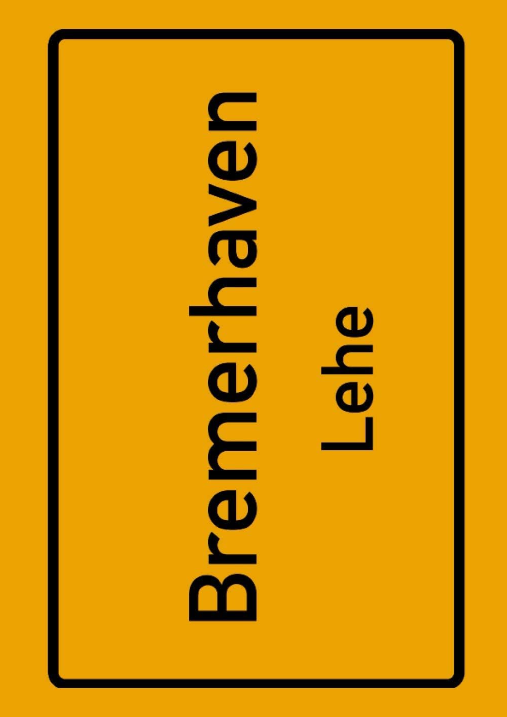 Bremerhaven Lehe: Deine Stadt, deine Region, deine Heimat! | Notizbuch DIN A4 blanko 120 Seiten Geschenk