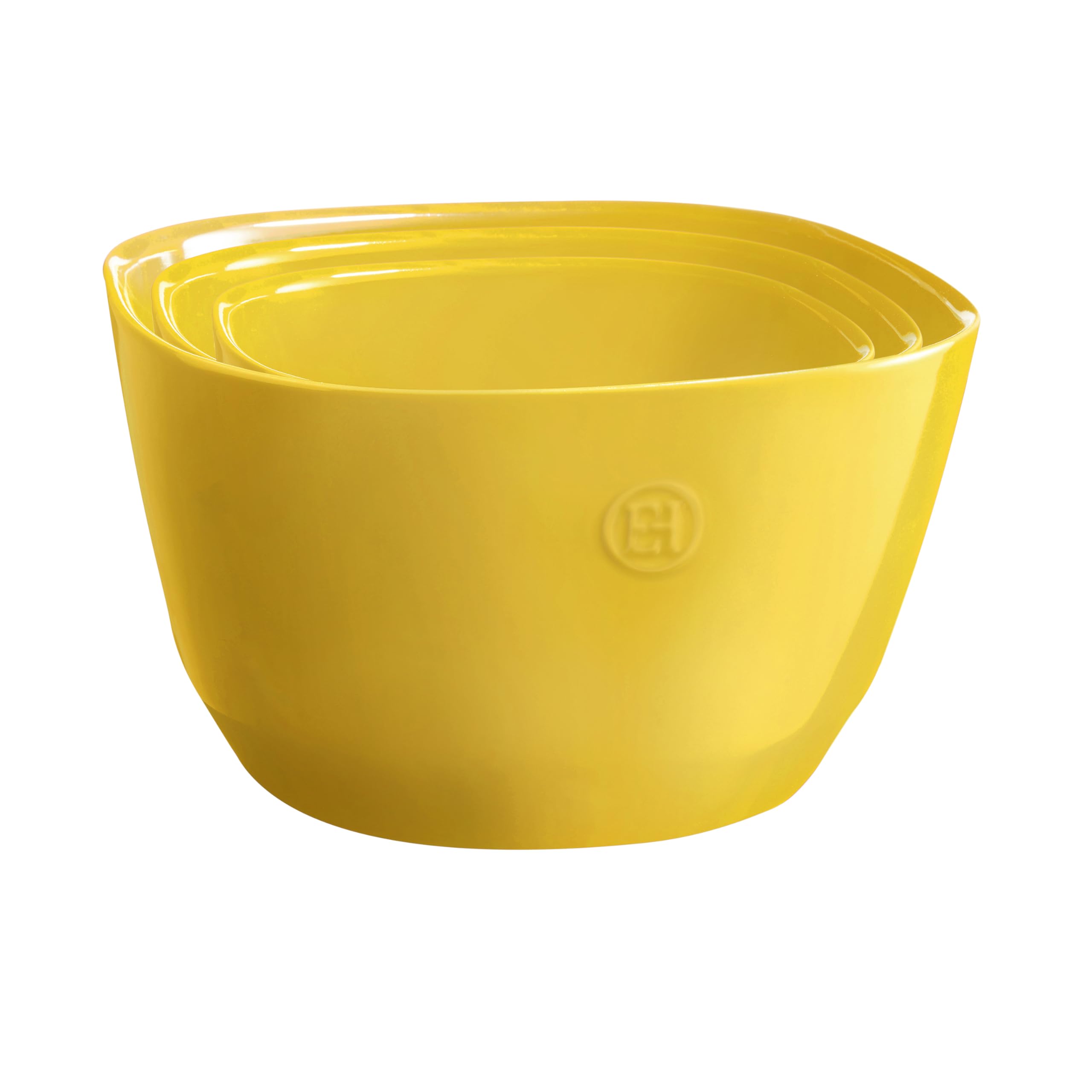 Emile Henry Grand Saladier Céramique, 5,5L, Jaune Provence