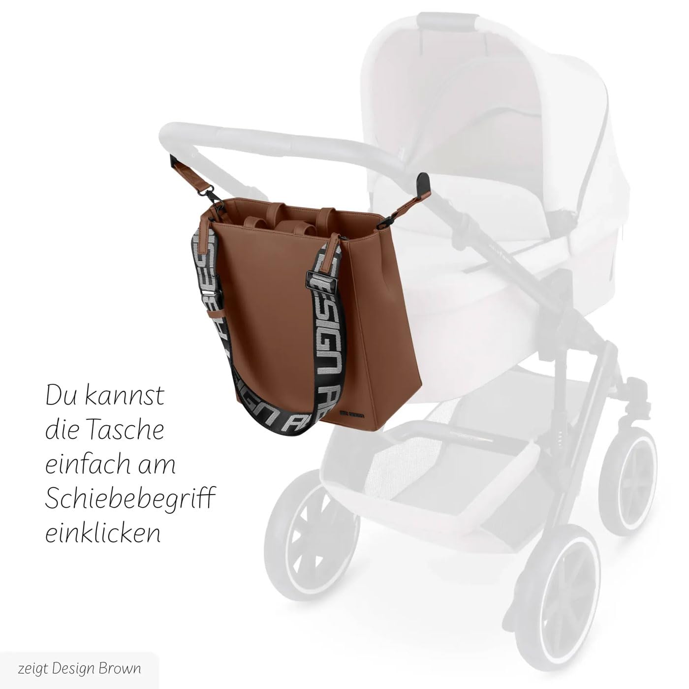 ABC Design Tote Bag Daily - Dark Brown