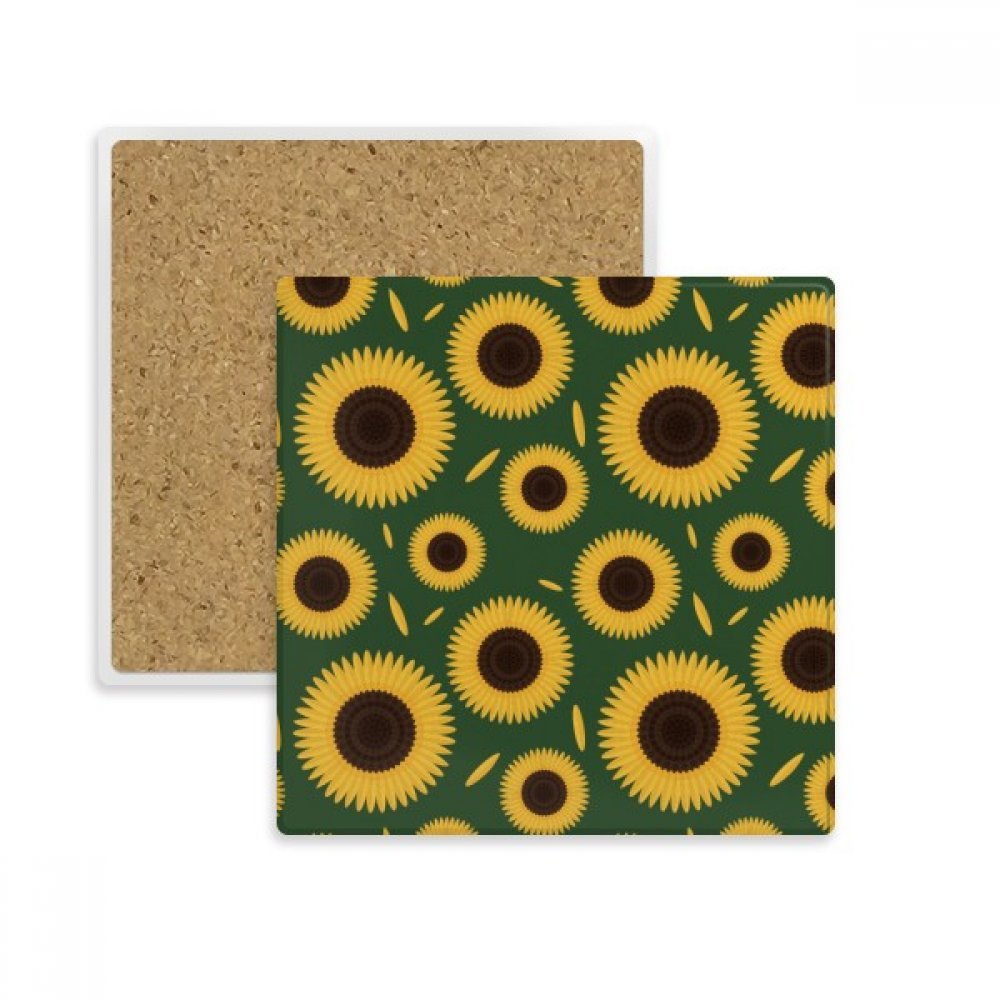 Coaster Tournesol pour pause café et apéritif en terrasse fleurie