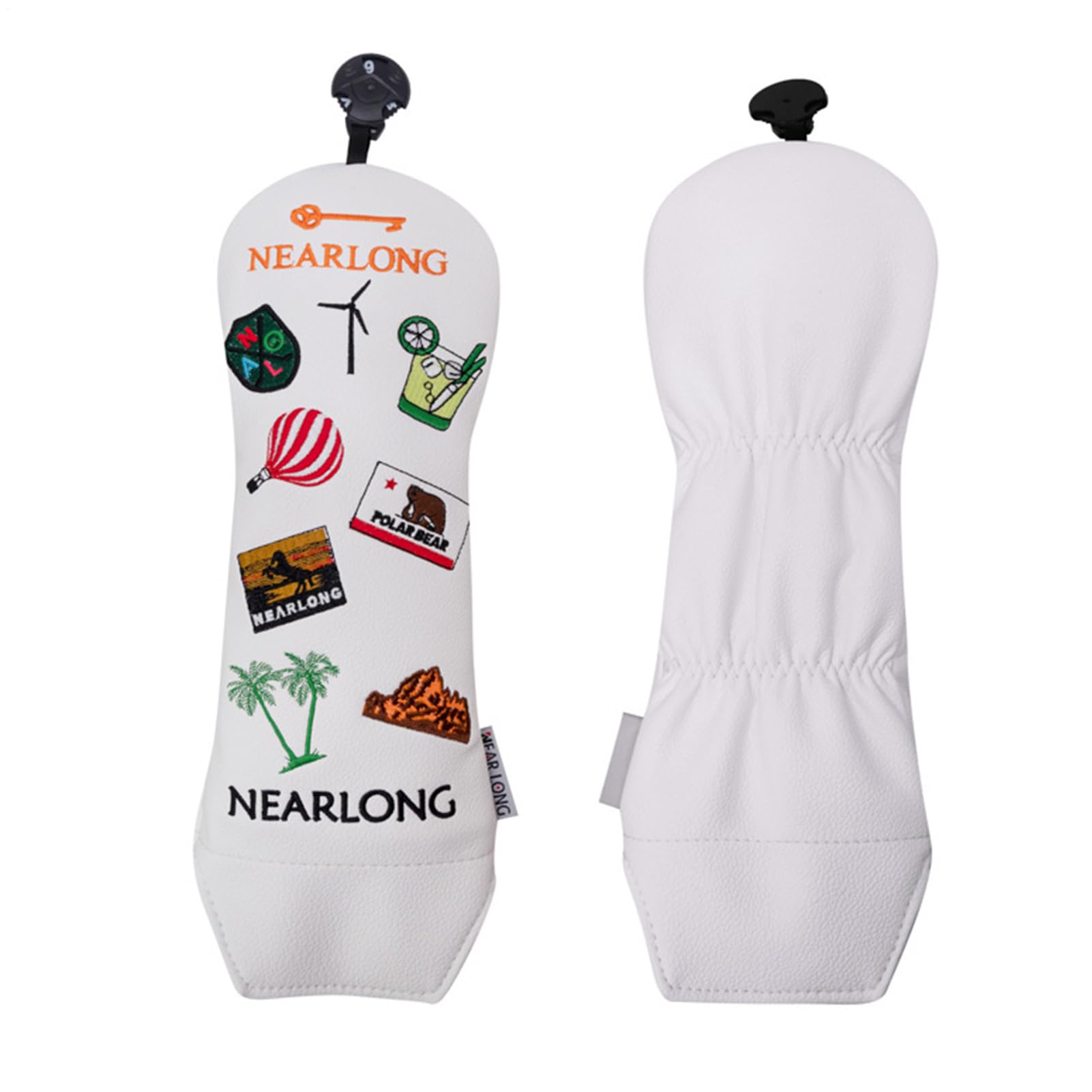 Cubierta para putter de mazo de golf, fundas para cabeza de putter de mazo de golf, protector de poliuretano, cuello largo suave con forro, accesorios deportivos al aire libre para mujeres